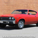1969 Chevrolet Chevelle SS Red Coupe 350 V8 33,583 Miles