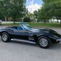 1969 CHEVROLET CORVETTE 427/435 BLACK WITH BRIGHT BLUE INTERIOR
