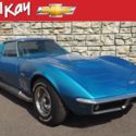 1969 Chevrolet Corvette  51538 Miles Lemans Blue Coupe  4-Speed Manual