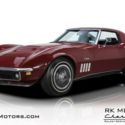 1969 Chevrolet Corvette Burgundy Coupe 427 V8 3 Speed Automatic