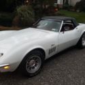 1969 Chevrolet Corvette StingRay Covertible Soft Top Low Miles 58K White on Red
