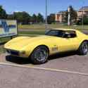 1969 Chevrolet Corvette w/ Factory AC, Tilt, PS, PB Tank Sticker Protecto Plate