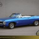1969 Chevrolet Impala Convertible Blue Convertible 427 V8 98828 Miles