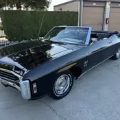 1969 chevrolet impala convertible SS 427 Rare Triple Black Arizona Car Rust Free