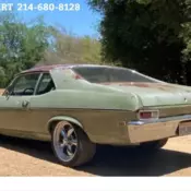 1969 Chevrolet Nova Performance 350sbc engine turbo 400 trans