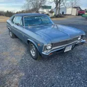 1969 Chevrolet Nova Sedan Blue