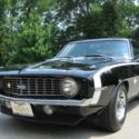 1969 Chevy Camaro X55 SS 350 4 Speed Black Fully Restored and Gorgeous