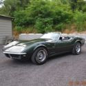 1969 CORVETTE CONVERTIBLE L46 350/350HP PS PW NUMBERS MATCHING FATHOM GREEN NICE
