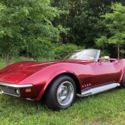 1969 Corvette Convertible # Match Candy Apple Red 350/350 hp with hard top too !
