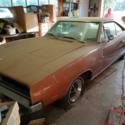 1969 DODGE CHARGER SURVIVOR ORIGNAL GARAGE FIND  ## match 383 motor WHITE HAT