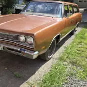 1969 Dodge Coronet Wagon Orange 440