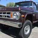 1969 dodge power wagon W200 camper special 4X4