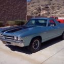 1969 el Camino SS396 Factory Air Original Glacier Blue Surviver 65,000 miles