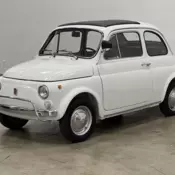1969 Fiat 500 500L 34462 Miles White Coupe 499cc