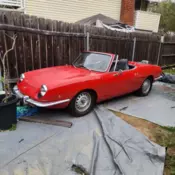 1969 Fiat 850 Spider Parts Car
