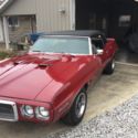 1969 Firebird convertible 4 speed 455 Red with Black enterior