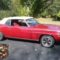 1969 Firebird Convertible Rare Madator on Red