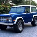 1969 Ford Bronco base 1,823 Miles Blue BRAND NEW RESTORATION Select 3 Speed