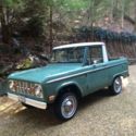 1969 Ford Bronco Half Cab, ALL STEEL, UNCUT, NO RUST, rare Jade Green color