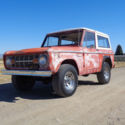 1969 Ford Bronco Sport dry California factory Candyapple red V8 running project