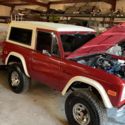 1969 Ford Bronco SUV Red 4WD Manual