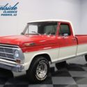 1969 Ford F-100  69035 Miles Candy Apple Red Pickup Truck 390 V8 3 Speed Automat