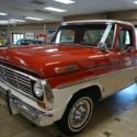 1969 Ford F-100 Ranger 9999 Miles Rangoon Red