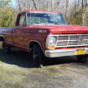1969 Ford F-100 Ranger, two wheel drive long bed