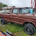 1969 Ford F-250 4x4 factory red truck 390 with a 4 speen from New Mexico ranger