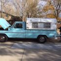 1969 Ford F250 Camper Special with a 1969 Alaskan Camper
