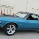1969 FORD MUSTANG 302 F CODE! AC! P/S! GULF STREAM AQUA! CLEAN!