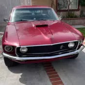 1969 Ford Mustang Coupe Red