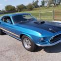 1969 Ford MUSTANG FASTBACK 67,000 ACT Miles 351 C, 5-Spd, Acapulco Blue