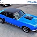 1969 Ford Mustang Grande Hardtop 23,657 Miles Blue  351-V8 Manual