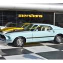 1969 Ford Mustang Mach 1, Aztec Blue, Rotisserie Restored, Cold A/C!