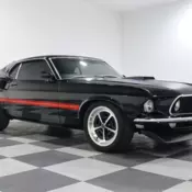 1969 Ford Mustang Mach 1 Fastback 5268 Miles Black Coupe 351W V8 Tremec TKO500 5