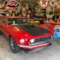 1969 Ford Mustang Mach 1 R Code 428 Cobra Jet, V-8 engine, C6 Automatic RED