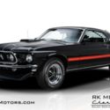 1969 Ford Mustang Mach 1 Raven Black Fastback 428 Cobra Jet V8 4 Speed Manual