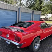1969 Ford Mustang Red Fastback