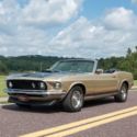 1969 Ford Mustang S-Code Convertible, Full nut-and-bolt restoration, Lime Gold