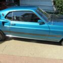 1969 Ford Original Mustang Mach 1 Fastback 351  V-8 Gulf stream Aqua