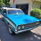 1969 Ford Torino Coupe Blue hardtop