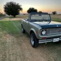 1969 international scout aristocrat in original olive silver & blue