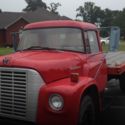 1969 International Truck Loadstar 1600 flatbed that dumps