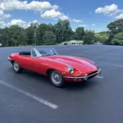 1969 Jaguar E-Type XK-E Convertible Red Roadster