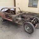 1969 Jaguar XKE 2+2 rolling chassis