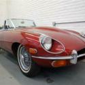 1969 Jaguar XKE E-type Roadster  72,527 Miles Burgundy   Manual