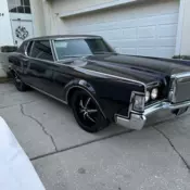1969 Lincoln Continental Mk III Coupe Black Mark III