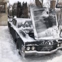 1969 Lincoln Continental Sedan (Black/Black Texas Car, Suicide Doors)