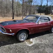 1969 mustang convertible GT